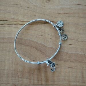 Alex and Ani Silver Seahorse Bracelet